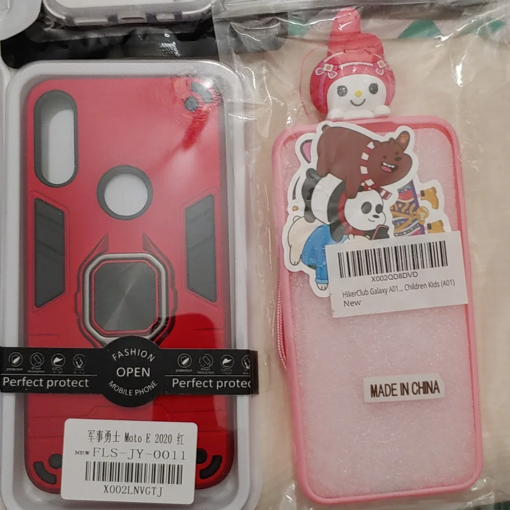 Cellphone case and accessories bundle